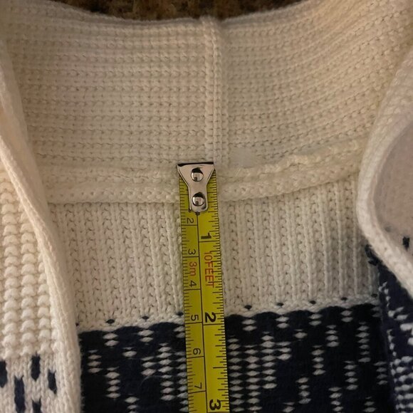 Womens Open Cardigan Sweater Size Large 3/4 Sleeve Western Cowgirl Fringe Boho - Picture 6 of 7